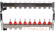 Для отопления Rommer 1"/3/4"x9 с расходомерами (RMS-1201-000009)