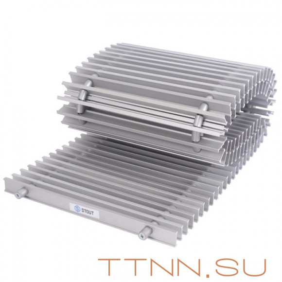 Внутрипольный конвектор длиной 1,1 м - 1,5 м STOUT SCQ-1100-1130150