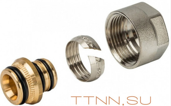 Евроконус для PEX трубы TIM MFPN-E16 16х2,2х3/4"