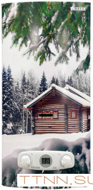 Газовый проточный водонагреватель VilTerm S13 Print (Зимний дом)