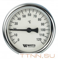 Термометр биметаллический с погружной гильзой Watts F+R801 (T) 63/100