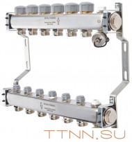 Для отопления Royal Thermo 1" ВР-3/4" НР, 4 выхода, нерж. (RTE 51.104)