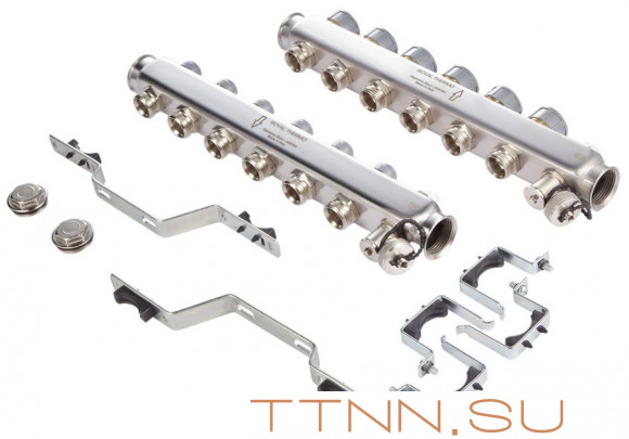 Для отопления Royal Thermo 1" ВР-3/4" НР, 5 выходов, нерж. (RTE 51.105)