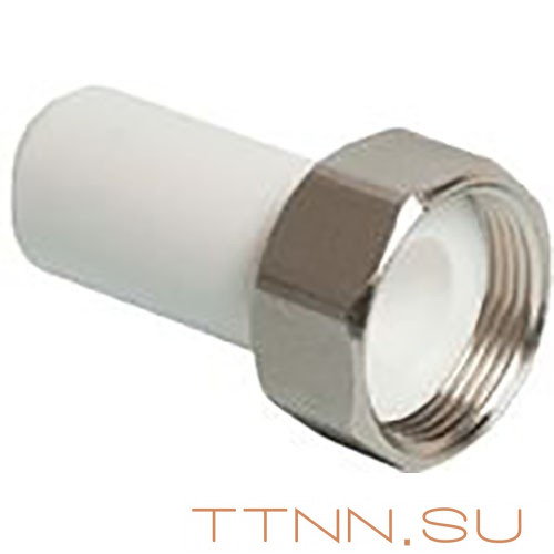 Штуцер РосТурПласт для присоединения счетчика воды под пломбу 20х3/4" арт.10852