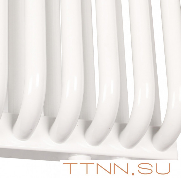 Стальной трубчатый радиатор 2-колончатый Rommer RST 2030/20 нижнее правое подключение RAL9016