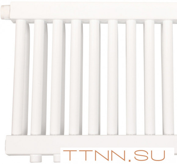 Стальной трубчатый радиатор 2-колончатый Rommer RST 2030/22 нижнее правое подключение RAL9016