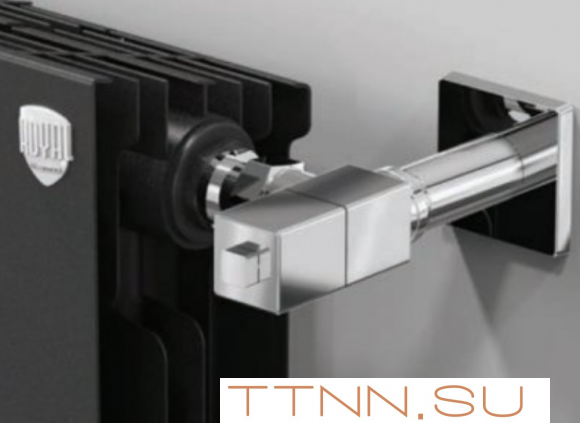 Набор вентелей Royal Thermo CUBE, УГЛОВОЙ, (2 шт) хром