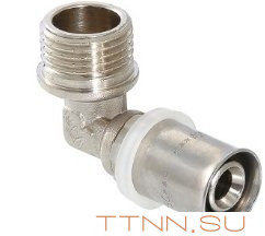 Фитинг пресс угольник 90° VALTEC VTm.253.N.001604 16x1/2"
