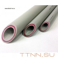 Полипропиленовая труба D32 PN 25 стекловолокно Серый