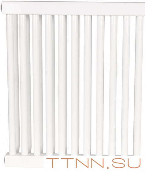 Стальной трубчатый радиатор 2-колончатый Rommer RST 2050/14 боковое подключение RAL9016