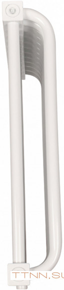 Стальной трубчатый радиатор 2-колончатый Rommer RST 2050/14 нижнее правое подключение RAL9016