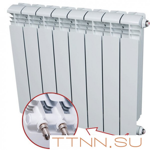 Алюминиевый радиатор Rifar Alum Ventil 500 12 секц.