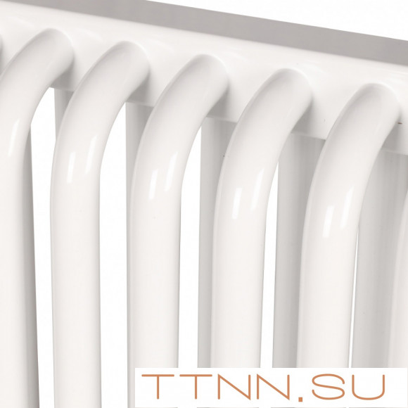 Стальной трубчатый радиатор 2-колончатый Rommer RST 2050/16 нижнее правое подключение RAL9016