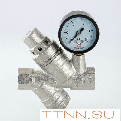 Редуктор давления с манометром и фильтром Valtec 3/4 VT.082.N.05