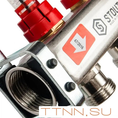 Коллектор с расходомерами STOUT SMS 0917 000008