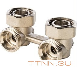 Узел нижнего подключения радиатора STOUT 3/4 для двухтрубной системы SVH 0004 000020