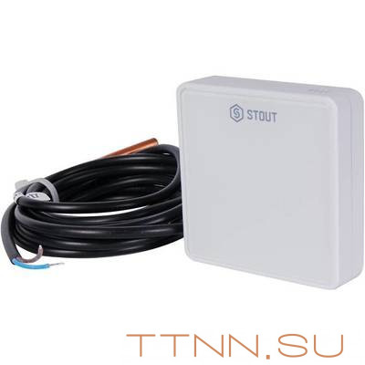 Температурный датчик STOUT C-8f, белый Температурный датчик STOUT C-8f, белый