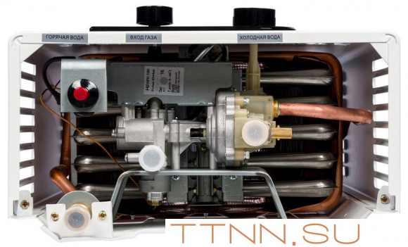 Газовая колонка Kotitonttu SUARI S10 IB (20 кВт, 10 л/мин, пьезо)