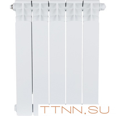 Биметаллический радиатор STOUT SPACE 500 нижнее 5 секций (SRB-0320-050005)