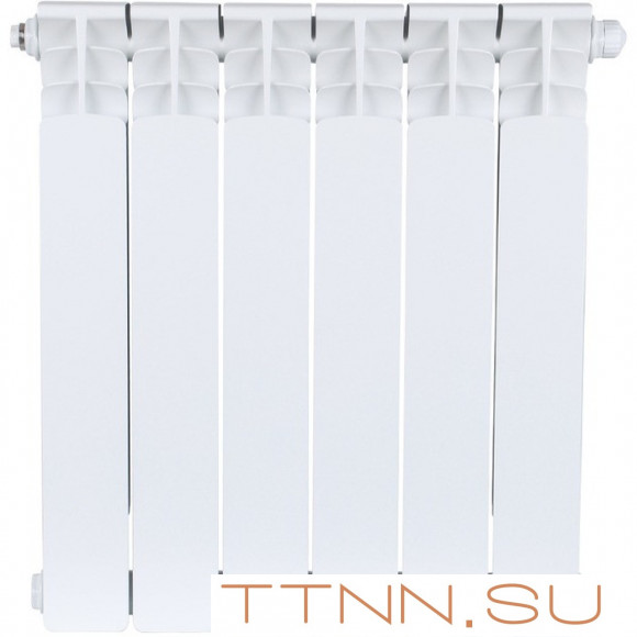 Биметаллический радиатор STOUT SPACE 500 нижнее 6 секций (SRB-0320-050006)