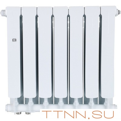 Биметаллический радиатор STOUT SPACE 500 нижнее 7 секций (SRB-0320-050007)