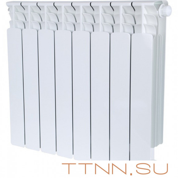 Биметаллический радиатор STOUT SPACE 500 нижнее 8 секций (SRB-0320-050008)