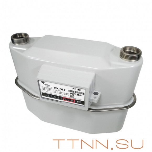 Счетчик газа BKР-G6T 250 Левый с термокорректором