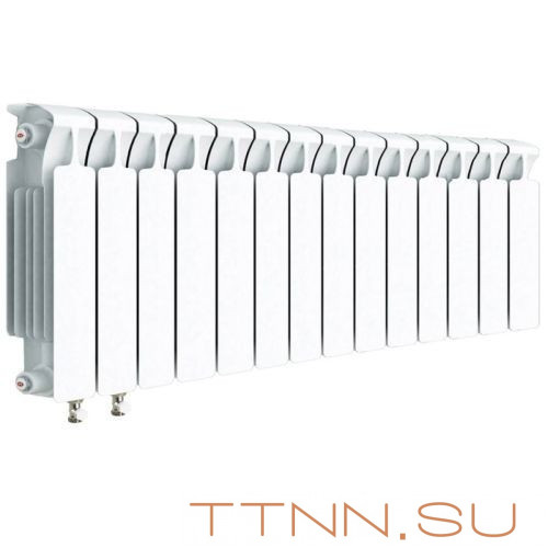 Радиатор биметаллический Rifar Monolit 350 Ventil 14 секций