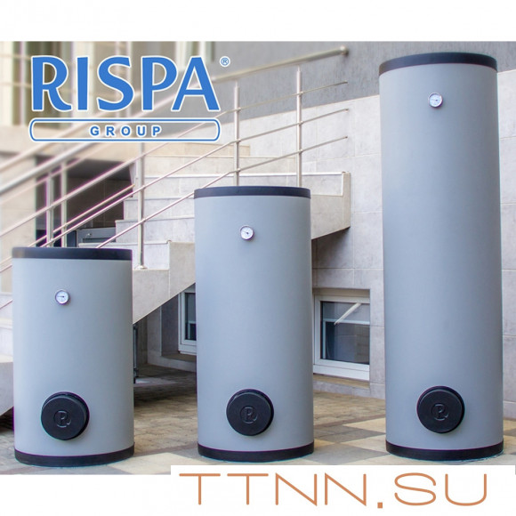 Бойлер косвенного нагрева RISPA RBF 300 напольный (нерж. сталь)