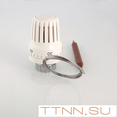 Термоголовка с погружным датчиком  диапазон регулировки Valtec 20-70С 2м VT.3011.0.0