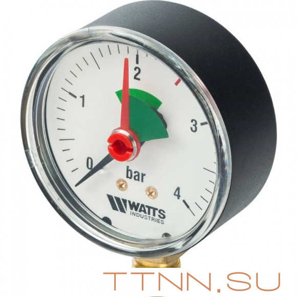 Манометр радиальный Watts F+R201 (MHR) 63/4x1/4"