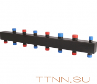 Стальной распределительный коллектор Rommer 4(6) контура 1х11/4