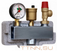 Группа безопасности Watts KSG 30/20M-ISO (до 100 кВт) (в теплоизоляции)