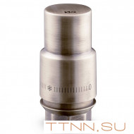 Термоголовка жидкостная Royal Thermo DESIGN М30х1,5 матовый никель (корпус металл)