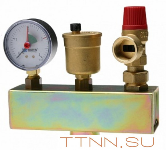 Группа безопасности Watts KSG 30/25M-ISO2 (до 200 кВт) (в теплоизоляции)