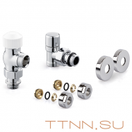 Набор термостатический Royal Thermo DESIGN PRO осевой М30х1,5 1/2" (Хром полированный)