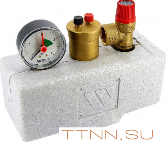 Группа безопасности Watts KSG/PF30/ISO (до 50 кВт) (в теплоизоляции)