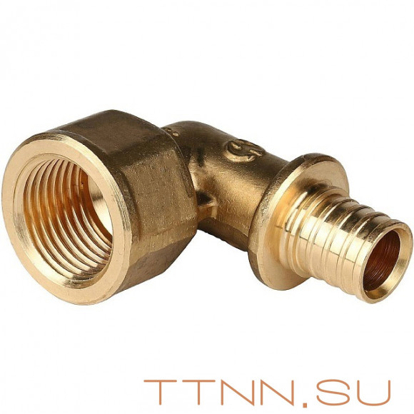 Угольник-переходник с внутренней резьбой 16xG 1/2" для труб из сшитого полиэтилена