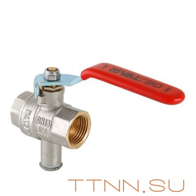 Кран шаровый для подключения датчика температуры Valtec 3/4" VT.247.N.05