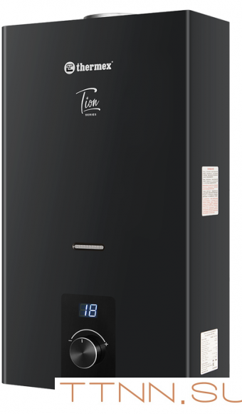 Газовый проточный водонагреватель Thermex T 20 D (Black)