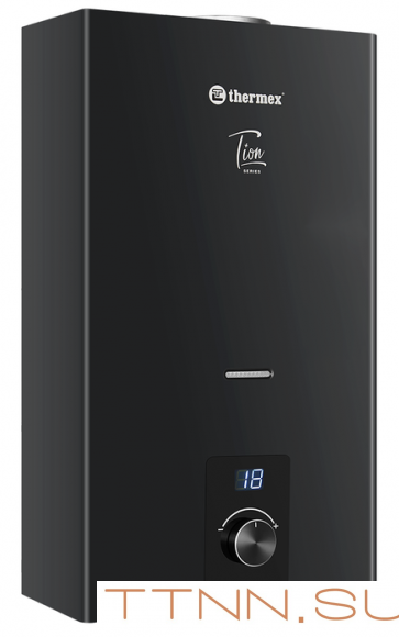 Газовый проточный водонагреватель Thermex T 20 D (Black)