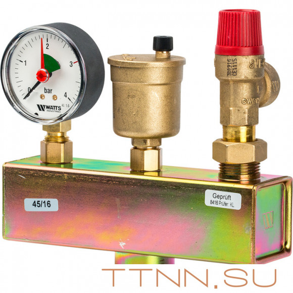 Группа безопасности для котлов KSG 30 ISO Watts KSG 30/ISO2 (до 50 кВт)