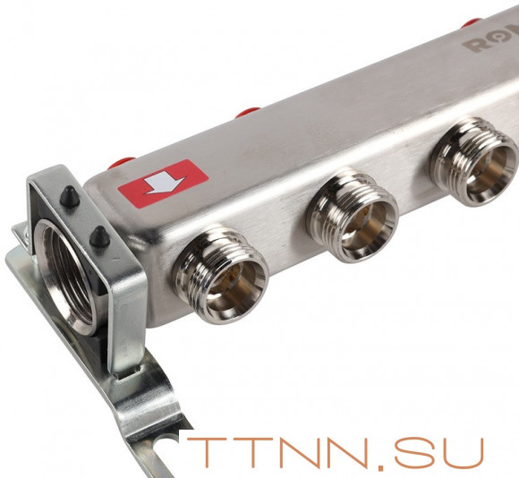 Для отопления Rommer 1"/3/4"x7 с запорными клапанами (RMS-3200-000007)