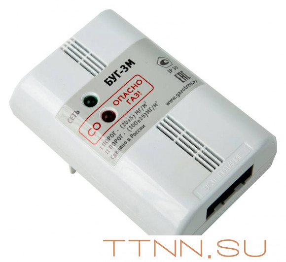 Сигнализатор загазованности БУГ-25 на (СО) для СИКЗ