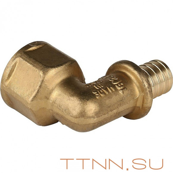 Угольник-переходник с внутренней резьбой 25xG 1" для труб из сшитого полиэтилена