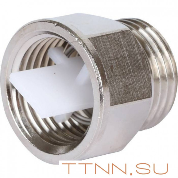 Клапан отсекающий, обратный, 1/2" никель STOUT SVC-1003-000015 Клапан отсекающий, обратный, 1/2" никель STOUT SVC-1003-000015