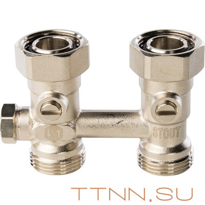 Однотрубный узел нижнего подключения STOUT SVH 0001 000020