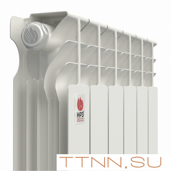 Алюминиевый радиатор НРЗ ЛЮКС 500/100 10 секций