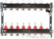 Для отопления Rommer 1"/3/4"x7 с расходомерами (RMS-1201-000007)