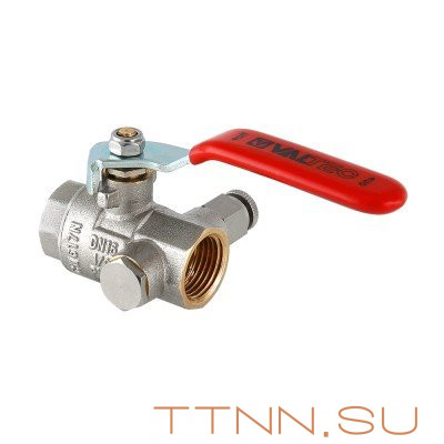 Кран шаровый с дренажным вентилем Valtec 1 VT.245
